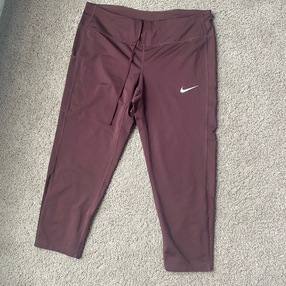 Nike Maroon/ Burgundy Leggings